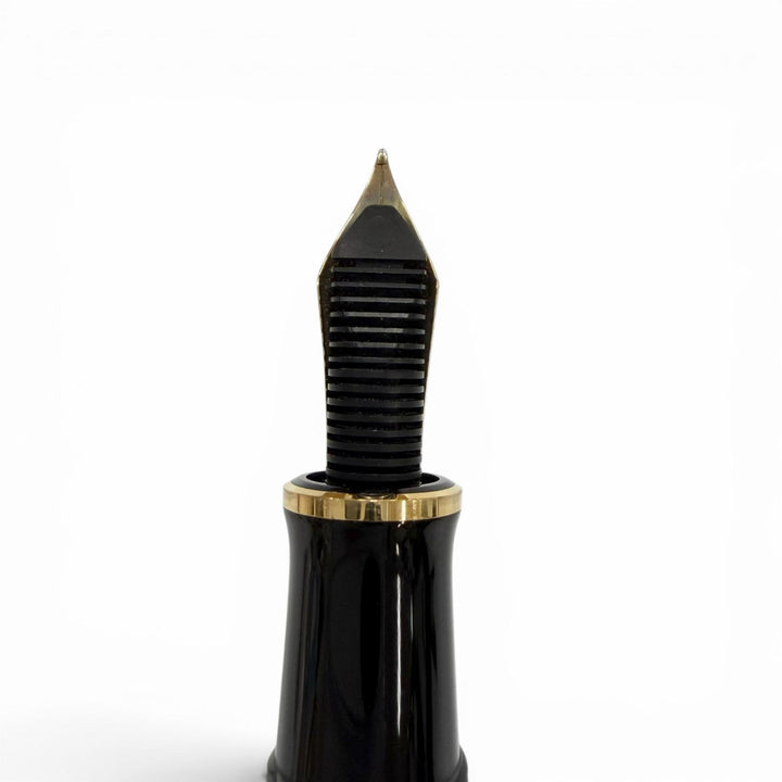 Excellent PERIKAN fountain pen Souverene M400 Green Stripe black 14K mens