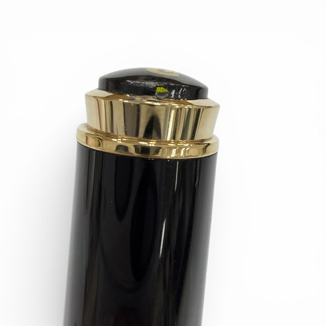 Excellent PERIKAN fountain pen Souverene M400 Green Stripe black 14K mens