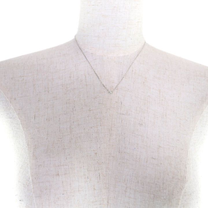 Excellent Cartier Necklace Damour SM 136EYV around 0.09ct diamond AU750 B7215900