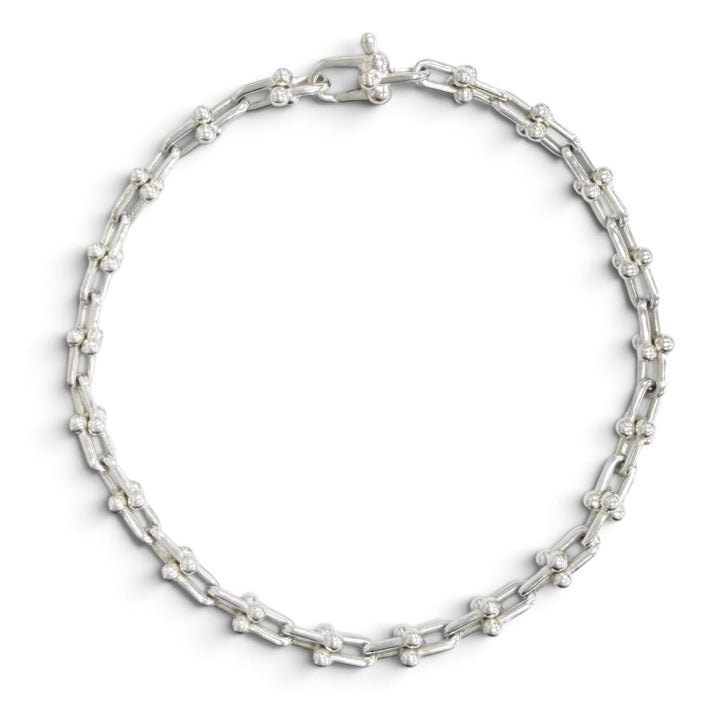 Excellent TIFFANY&Co. Microlink bracelet Current product Silver AG925 Women