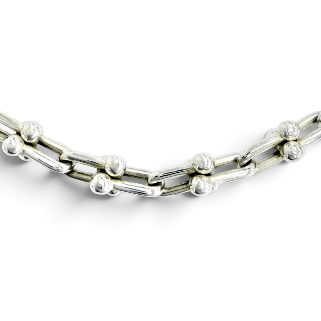 Excellent TIFFANY&Co. Microlink bracelet Current product Silver AG925 Women
