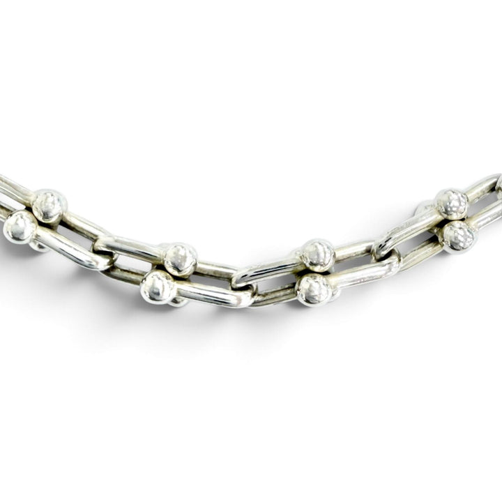 Excellent TIFFANY&Co. Microlink bracelet Current product Silver AG925 Women
