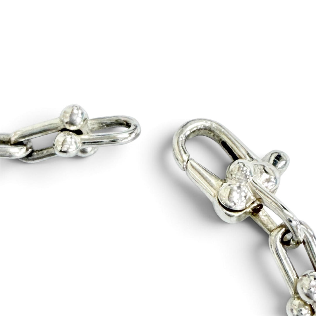 Excellent TIFFANY&Co. Microlink bracelet Current product Silver AG925 Women