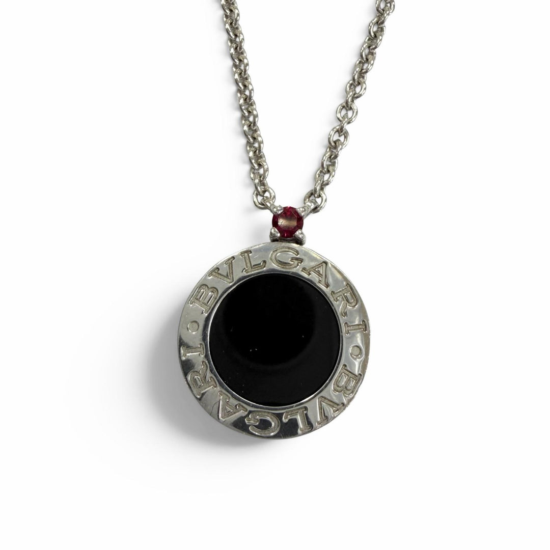 Great BVLGARI Necklace B.zero1 Save the Children Charity Necklace Silver 925