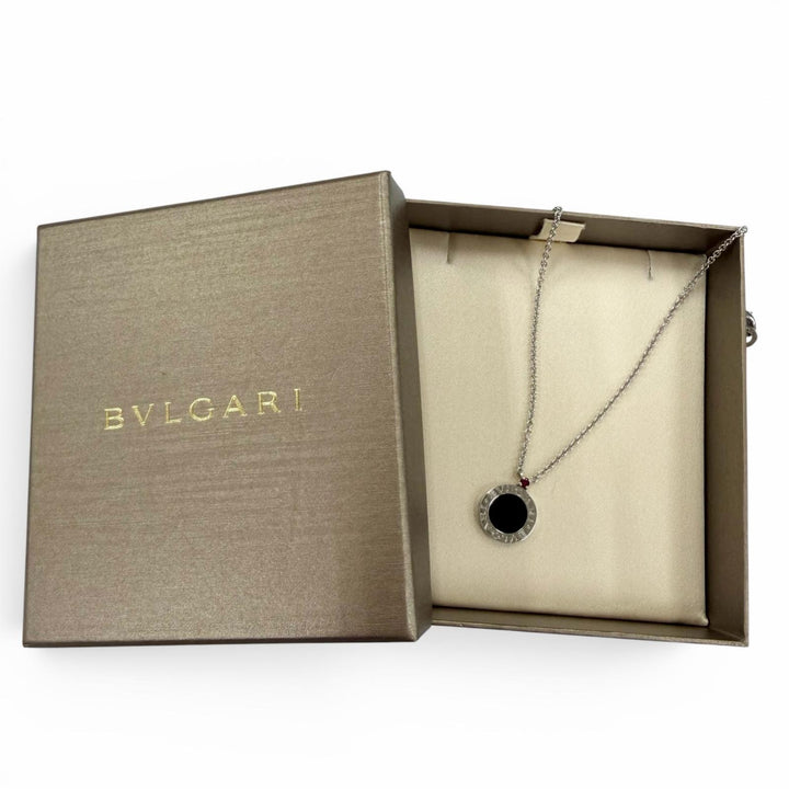 Great BVLGARI Necklace B.zero1 Save the Children Charity Necklace Silver 925