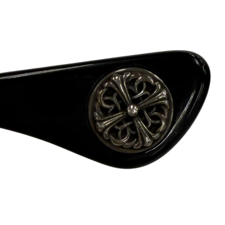 Great CHROME HEARTS Glasses GROWLER 1 black 925 mens