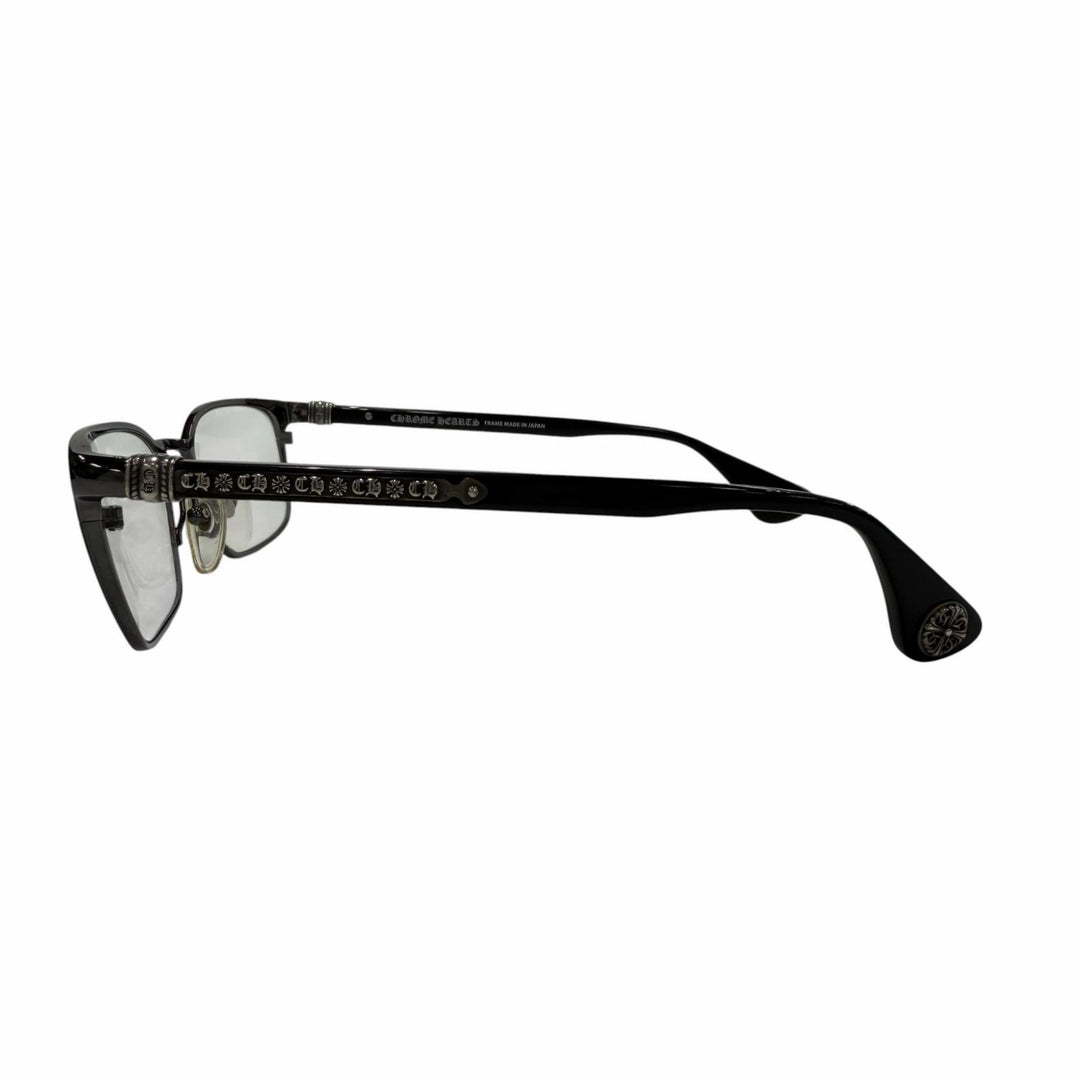 Great CHROME HEARTS Glasses GROWLER 1 black 925 mens