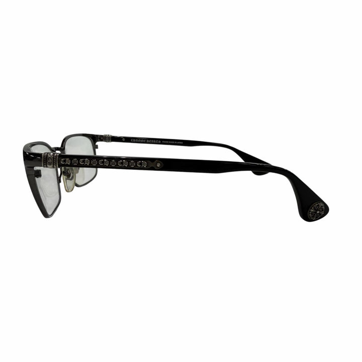 Great CHROME HEARTS Glasses GROWLER 1 black 925 mens