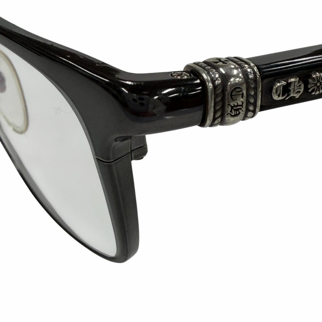 Great CHROME HEARTS Glasses GROWLER 1 black 925 mens