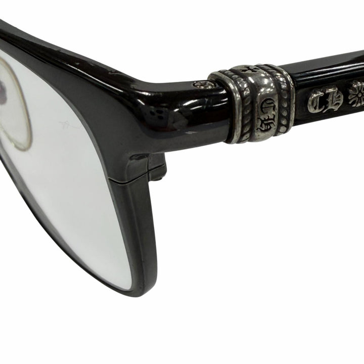 Great CHROME HEARTS Glasses GROWLER 1 black 925 mens