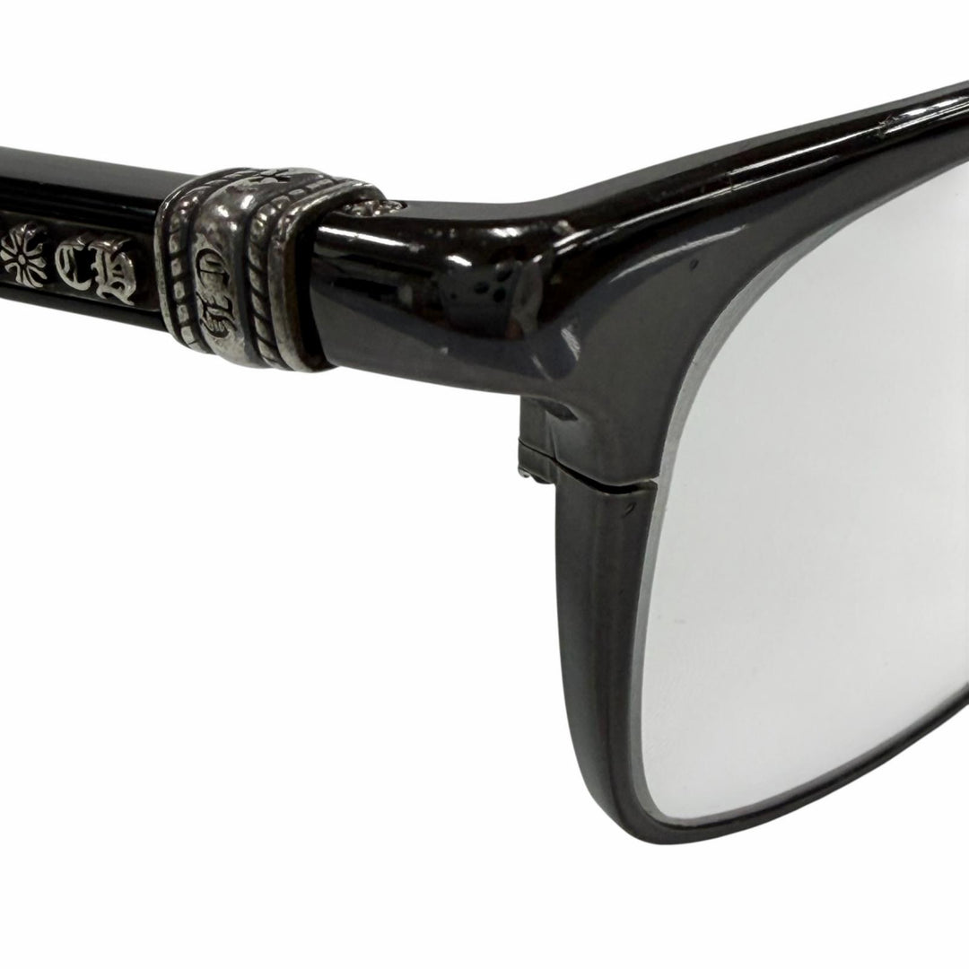 Great CHROME HEARTS Glasses GROWLER 1 black 925 mens