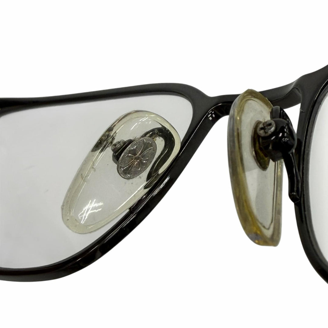 Great CHROME HEARTS Glasses GROWLER 1 black 925 mens