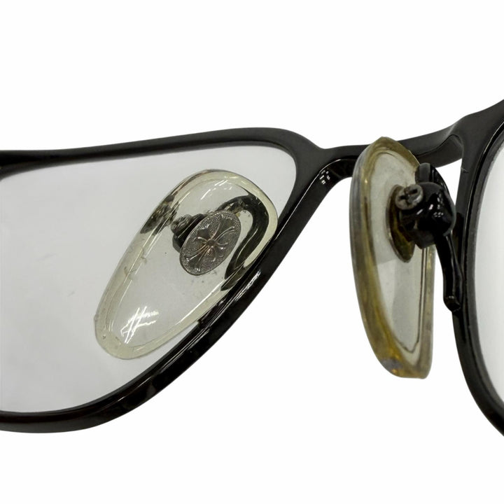 Great CHROME HEARTS Glasses GROWLER 1 black 925 mens
