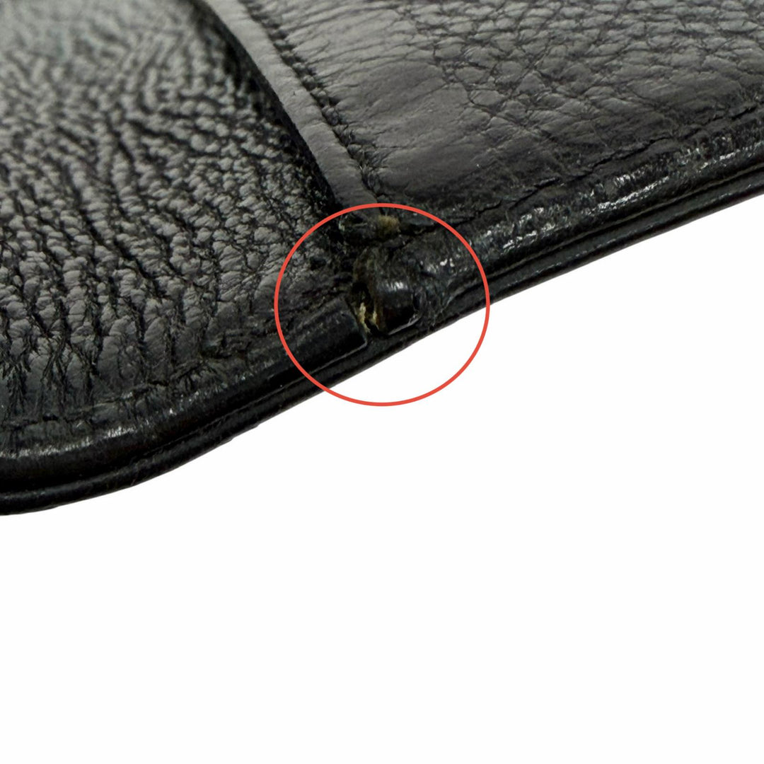 Very Good CHROME HEARTS Purse black leather mens