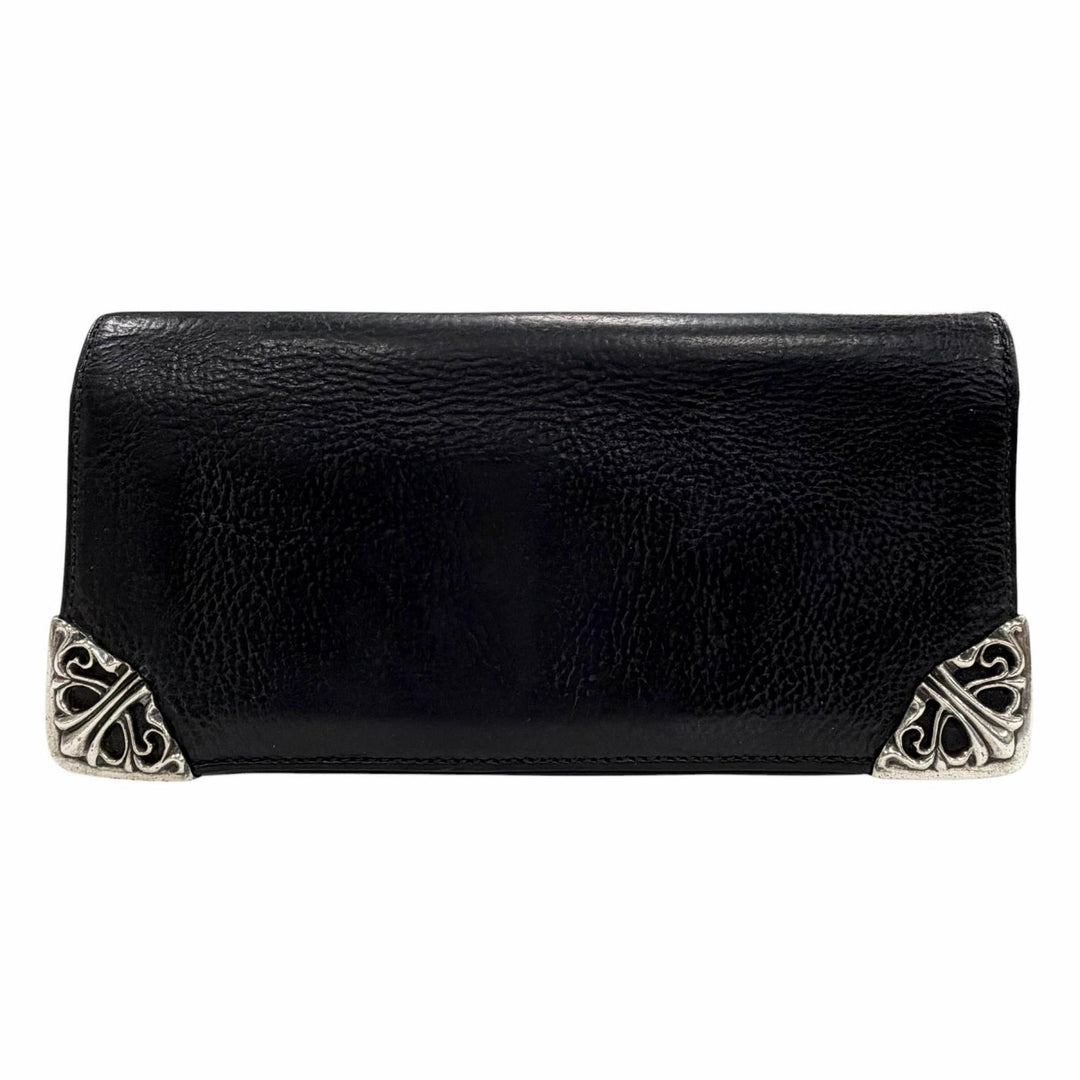Very Good CHROME HEARTS Purse black leather mens