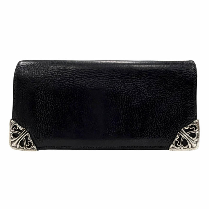 Very Good CHROME HEARTS Purse black leather mens