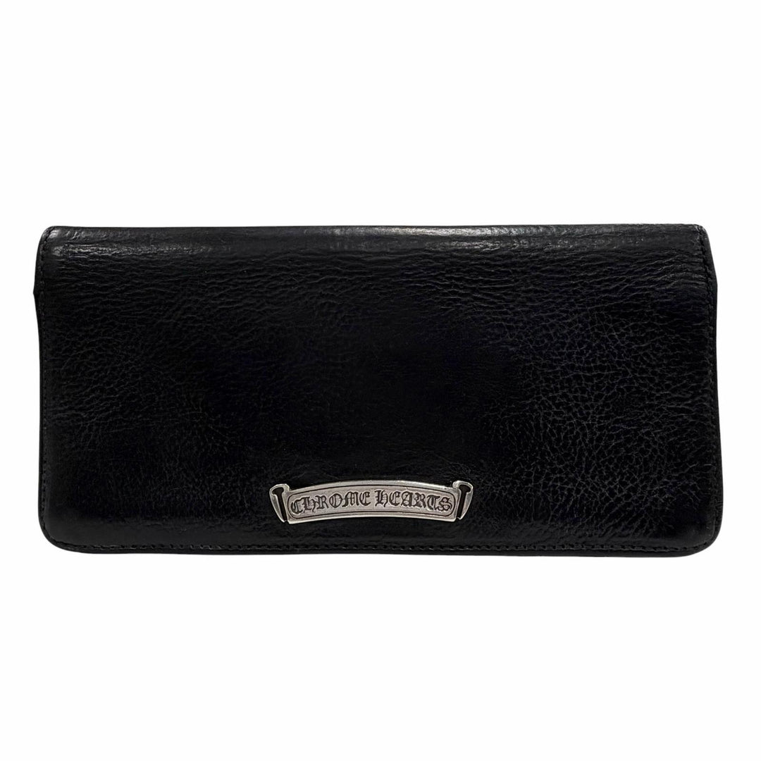 Very Good CHROME HEARTS Purse black leather mens