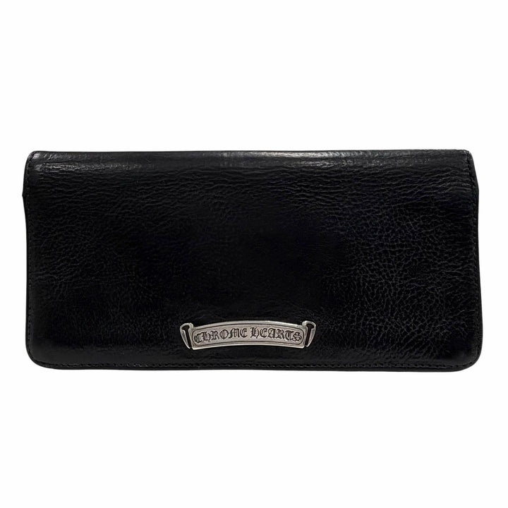 Very Good CHROME HEARTS Purse black leather mens
