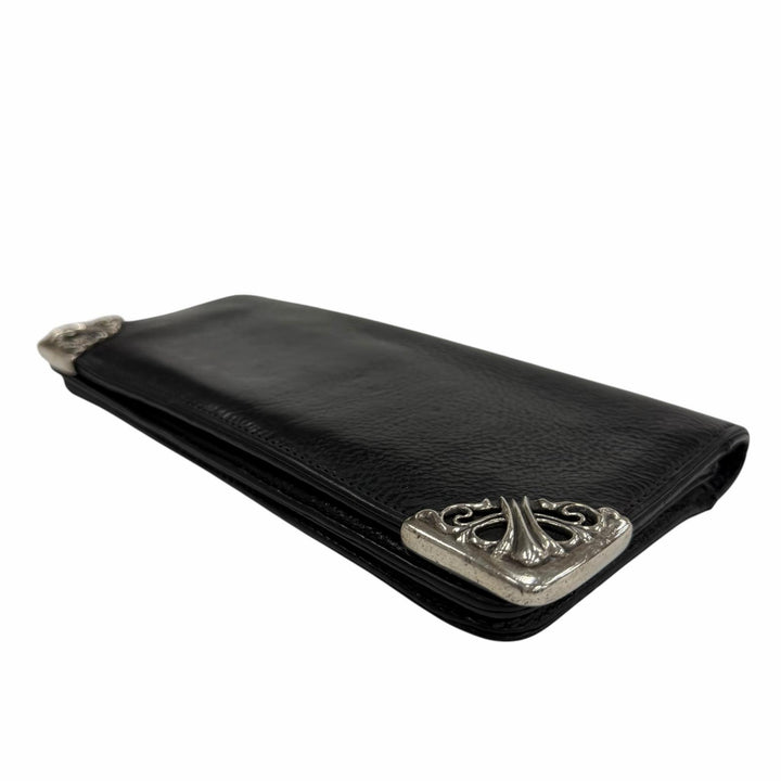 Very Good CHROME HEARTS Purse black leather mens