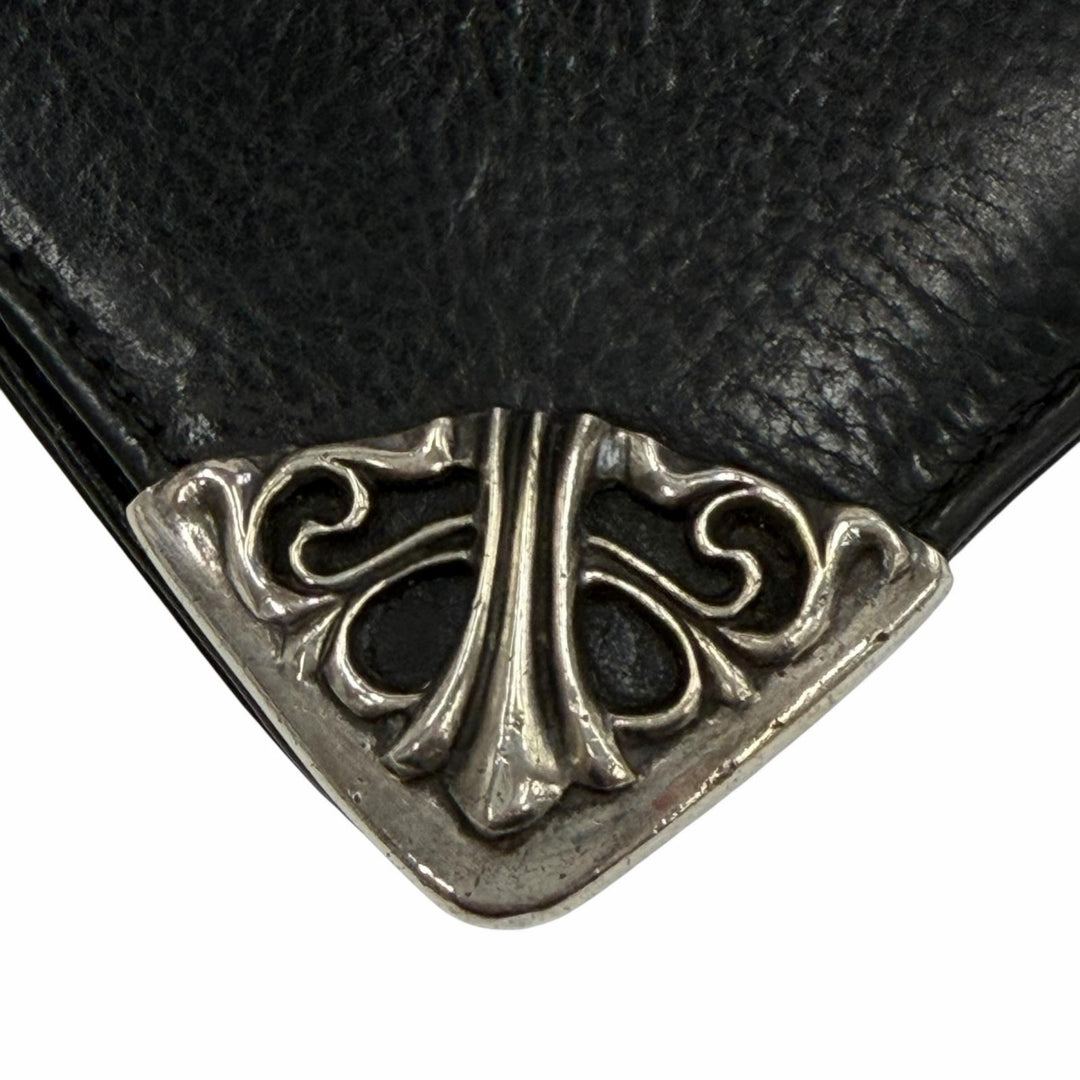 Very Good CHROME HEARTS Purse black leather mens