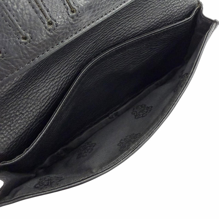 Very Good CHROME HEARTS Purse black leather mens