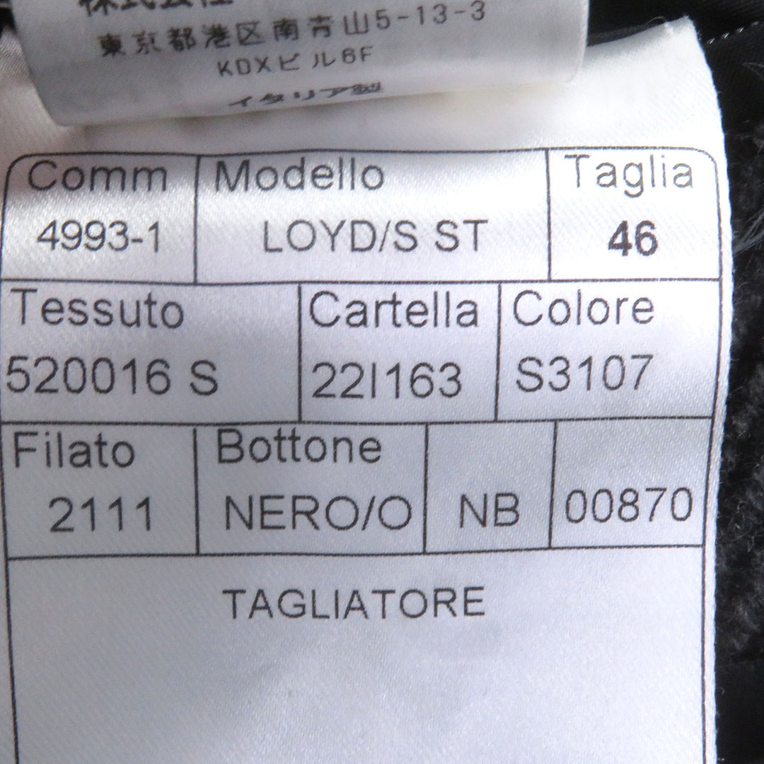TAGLIATORE コート ヘリンボーン柄 グレーヘア メンズ 46 520016 LOYD/S ST 美品