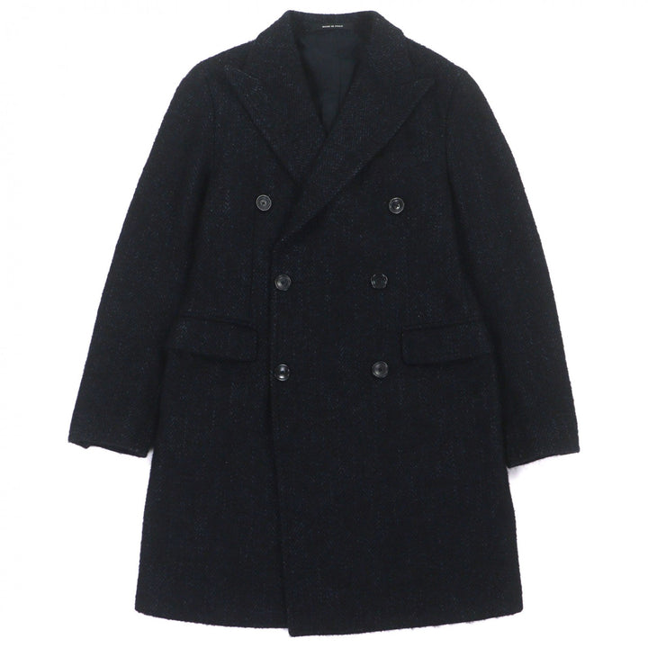 Great TAGLIATORE Double chester coat Brilla Navy wool mens 44 CFBL10B