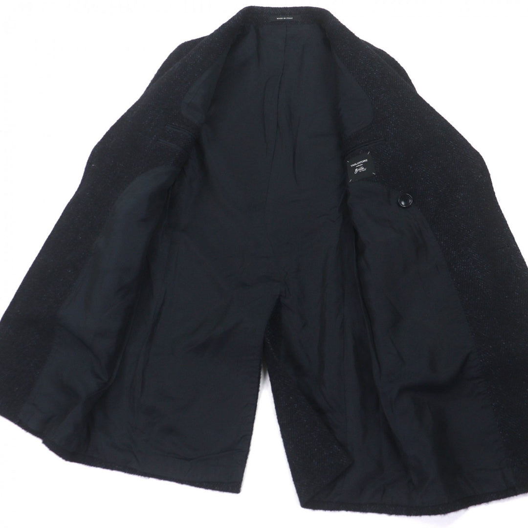 Great TAGLIATORE Double chester coat Brilla Navy wool mens 44 CFBL10B