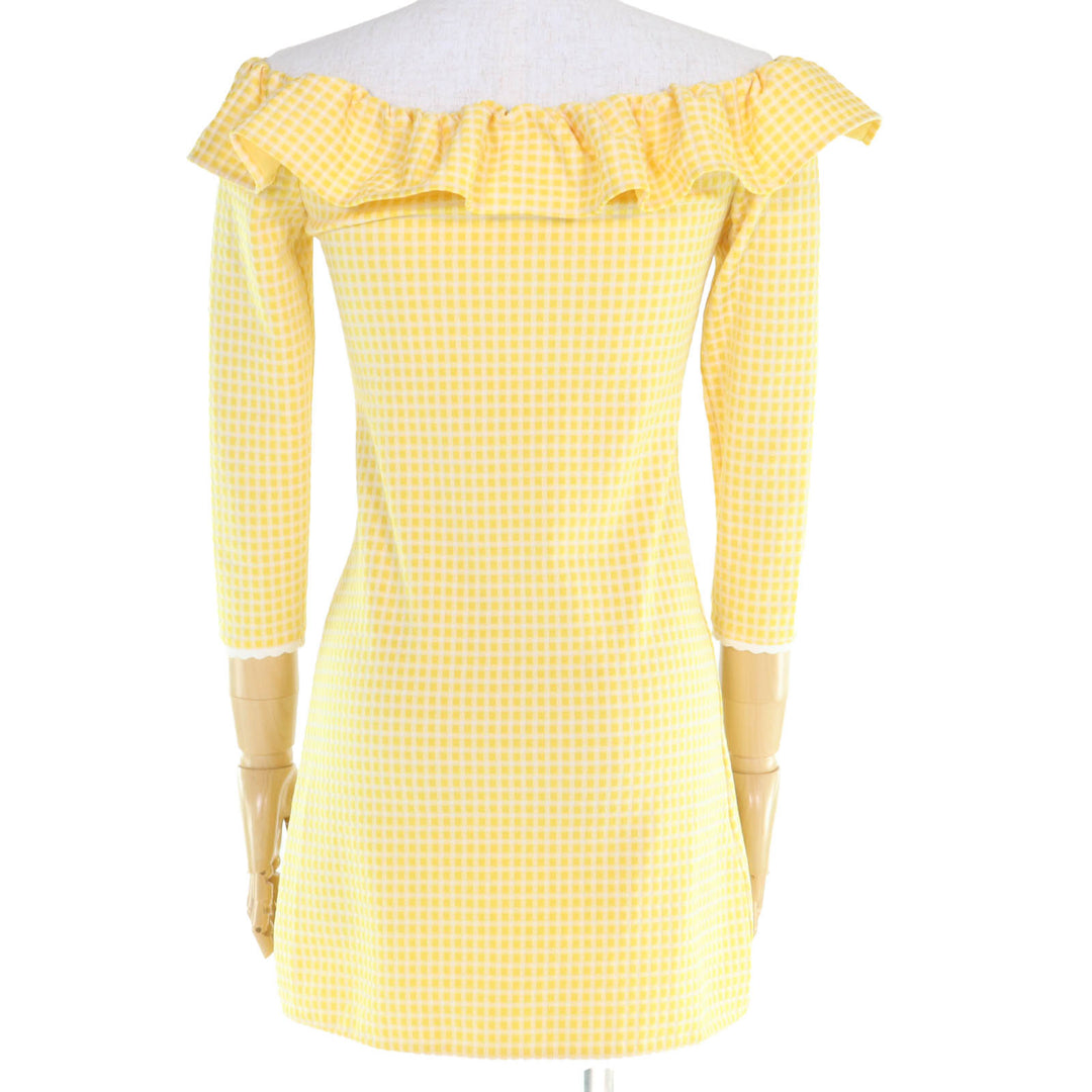 Excellent MIUMIU one piece yellow Women XS MJA788