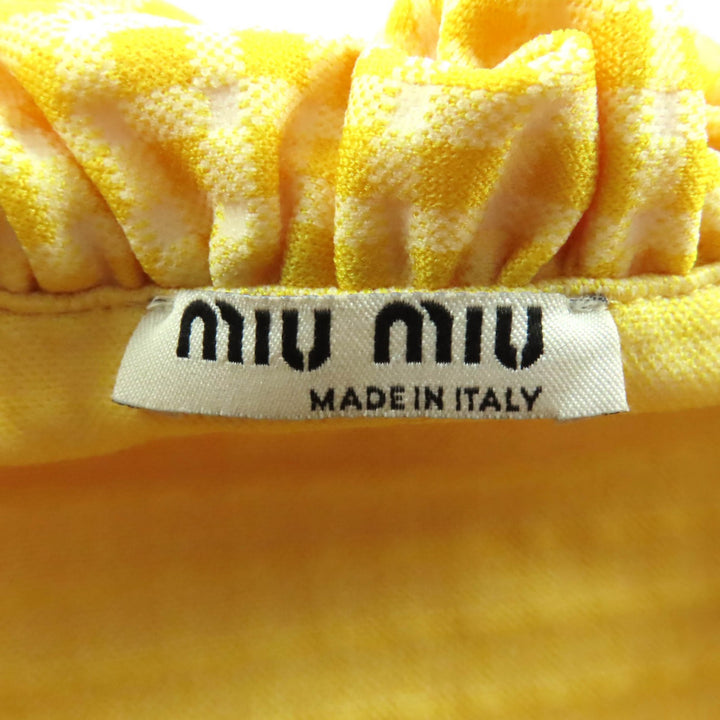 Excellent MIUMIU one piece yellow Women XS MJA788