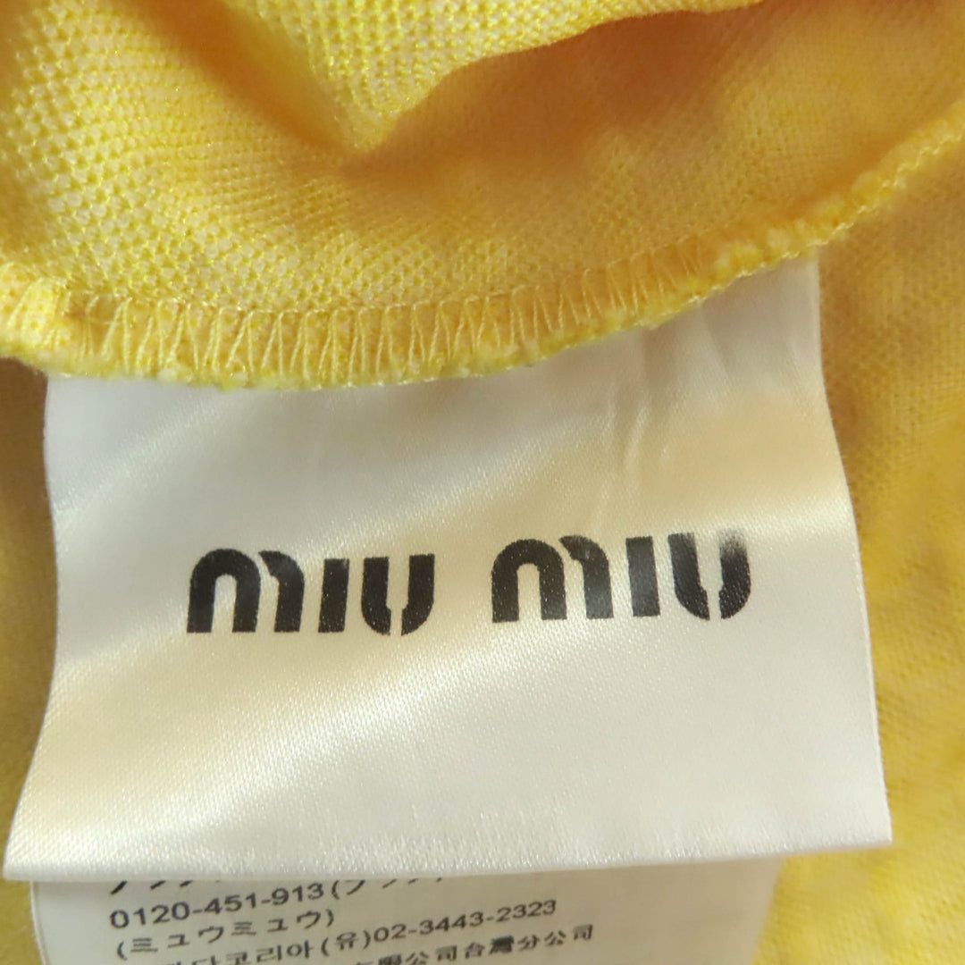 Excellent MIUMIU one piece yellow Women XS MJA788
