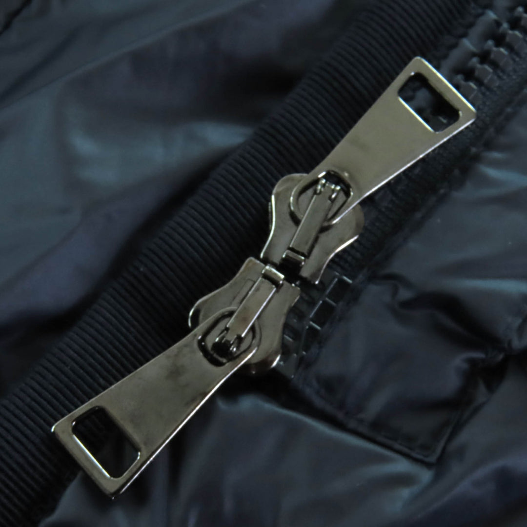 MONCLER ダウンコート HERMINE ダークネイビー ナイロン レディース 0 G20931C51100 美品