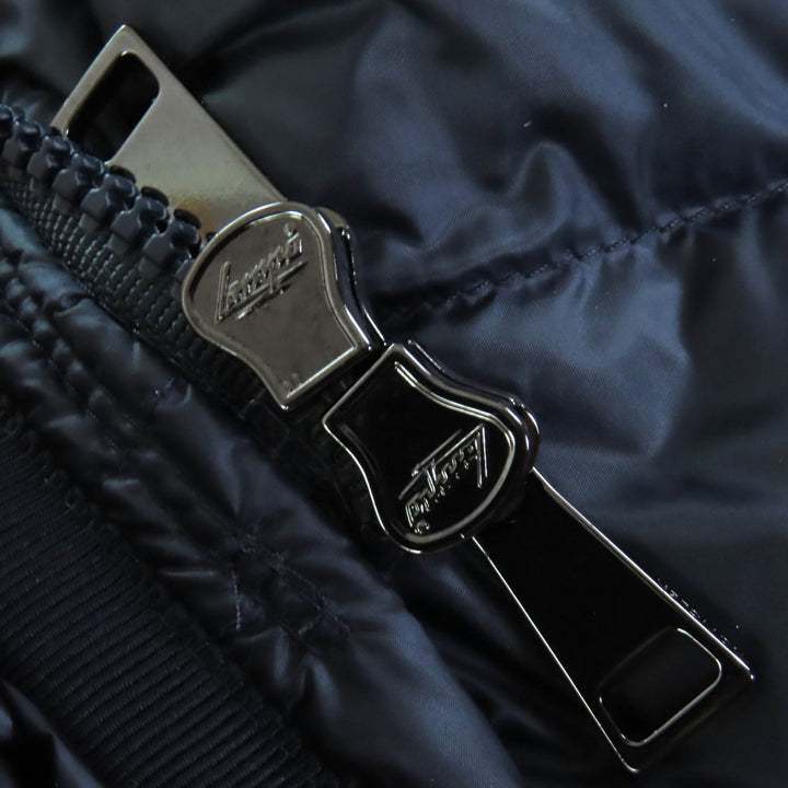MONCLER ダウンコート HERMINE ダークネイビー ナイロン レディース 0 G20931C51100 美品