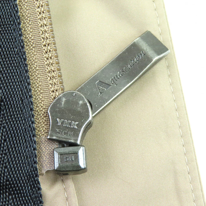 Excellent Aquascutum LONDON Logo button zip-up field jacket beige 36