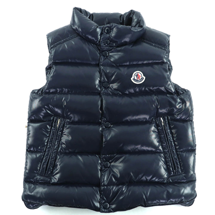 MONCLER ダウンベスト TIB GILET ネイビー ナイロン キッズ E29544332805 美品