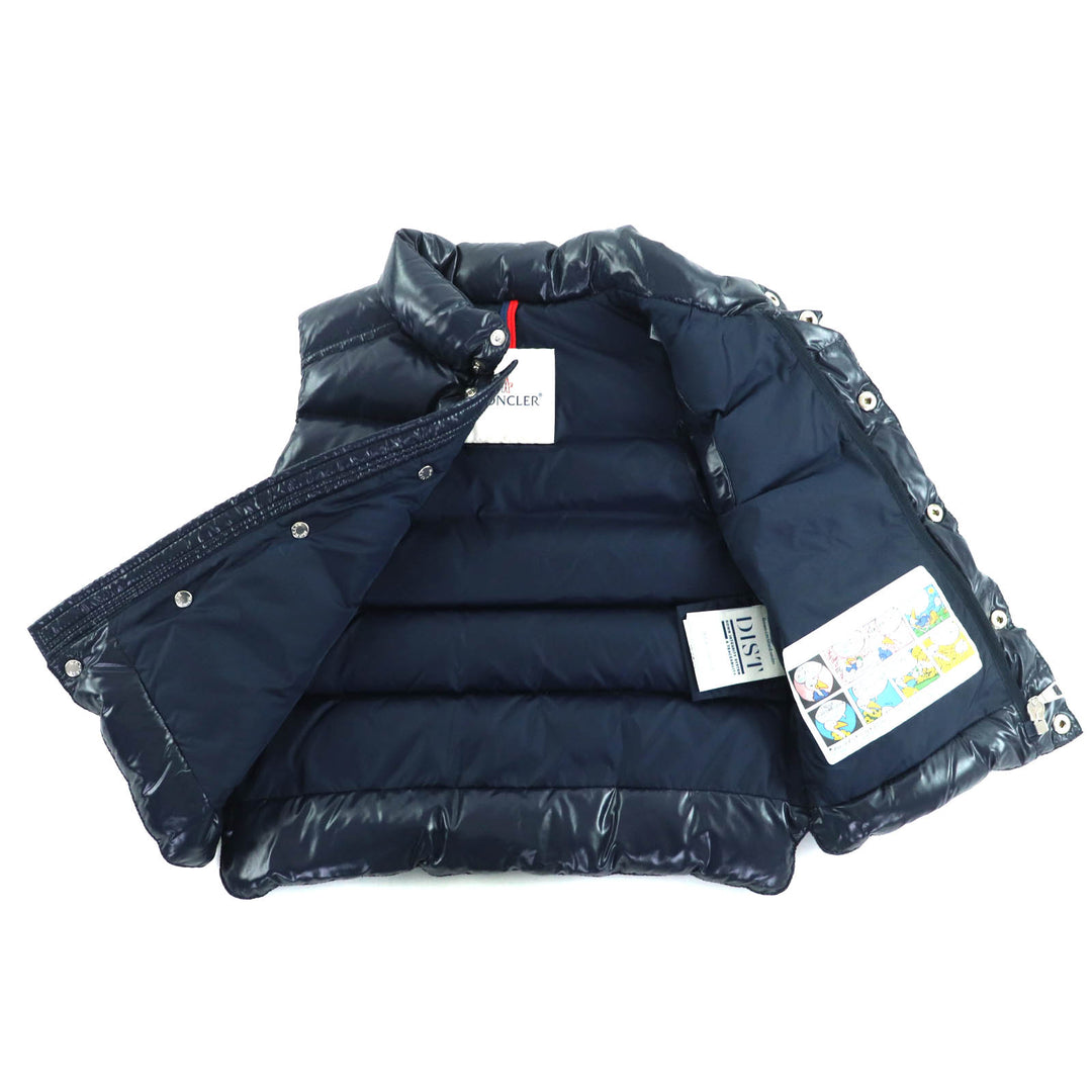 MONCLER ダウンベスト TIB GILET ネイビー ナイロン キッズ E29544332805 美品