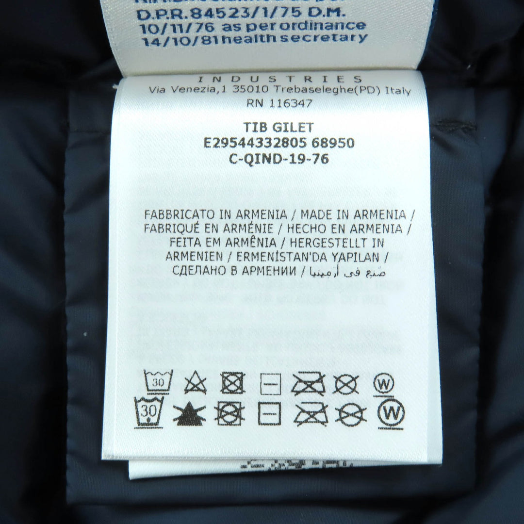 MONCLER ダウンベスト TIB GILET ネイビー ナイロン キッズ E29544332805 美品