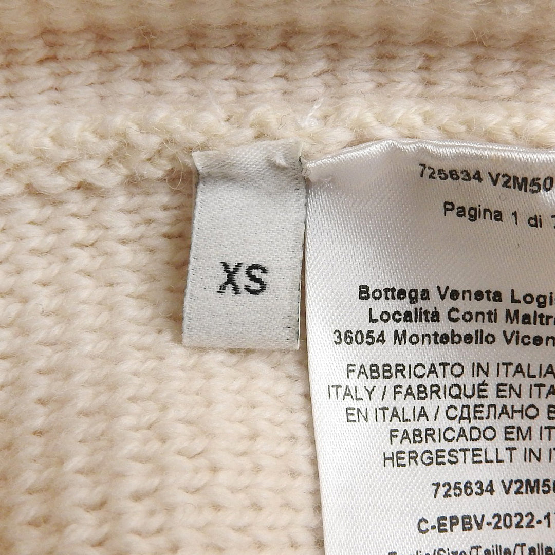 Excellent BOTTEGAVENETA sweater off white wool Women XS 725634