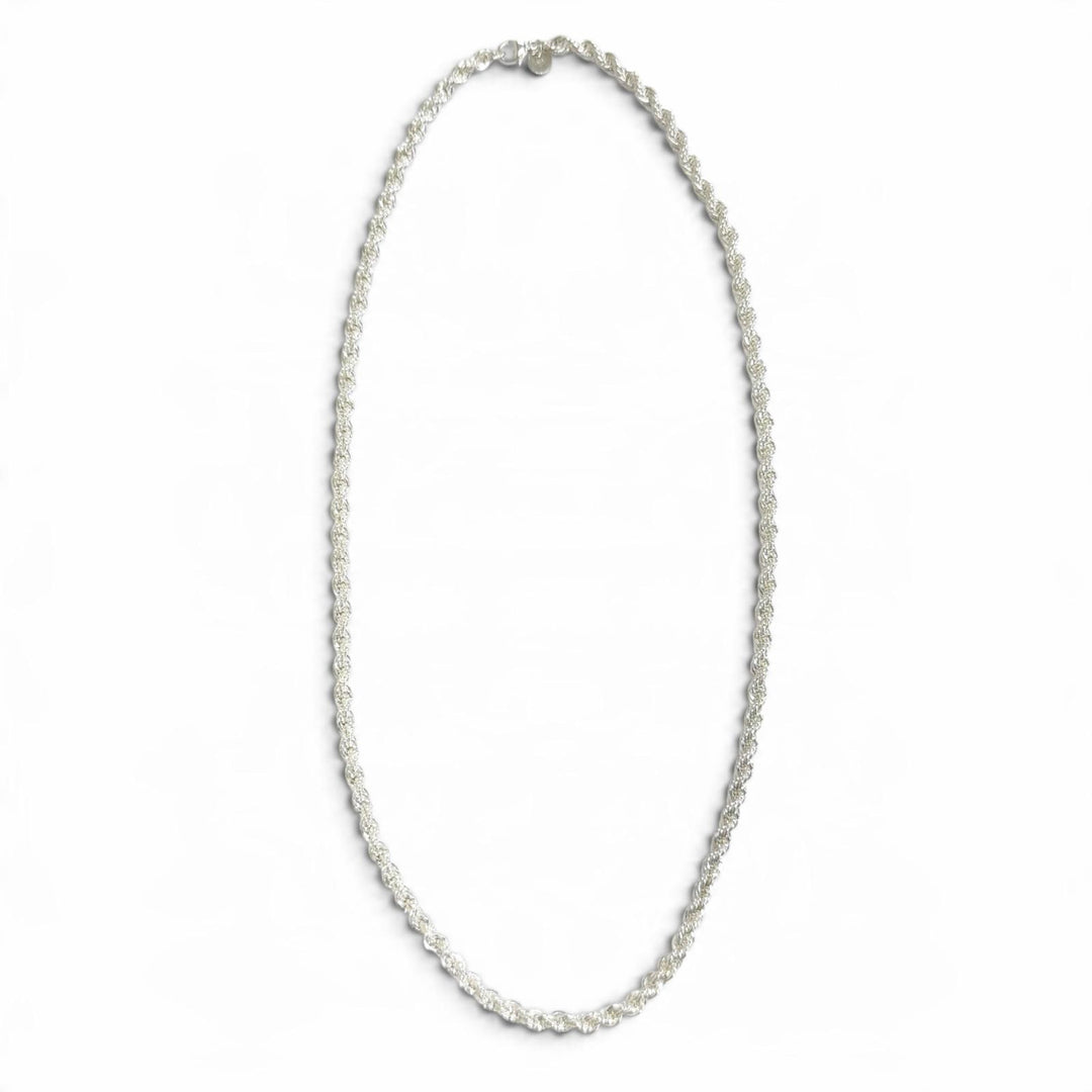 Excellent TIFFANY&Co. Necklace Screw Twist Rope Chain Silver 925 Women