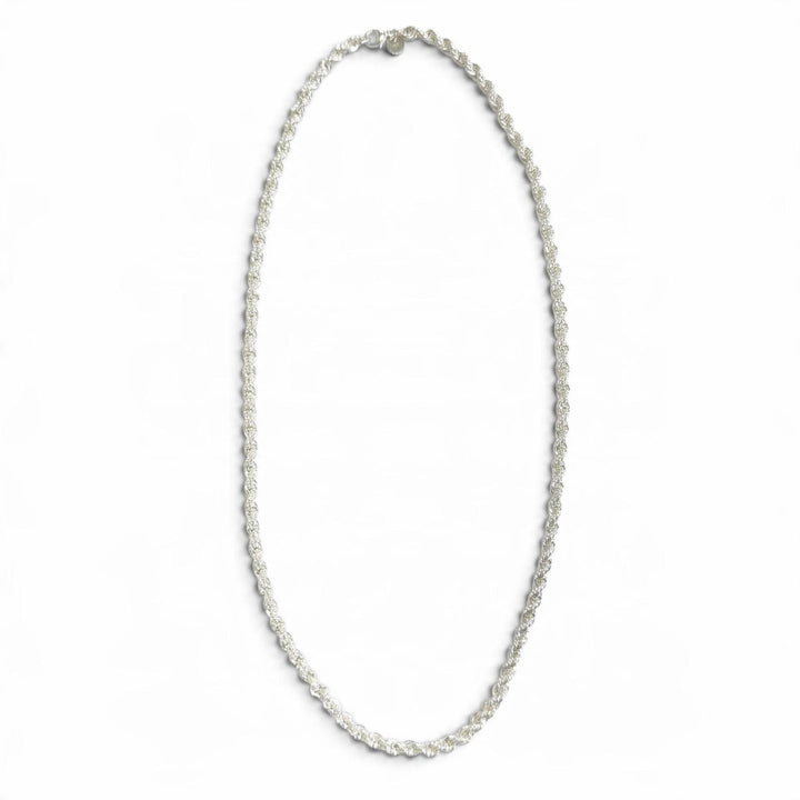 Excellent TIFFANY&Co. Necklace Screw Twist Rope Chain Silver 925 Women
