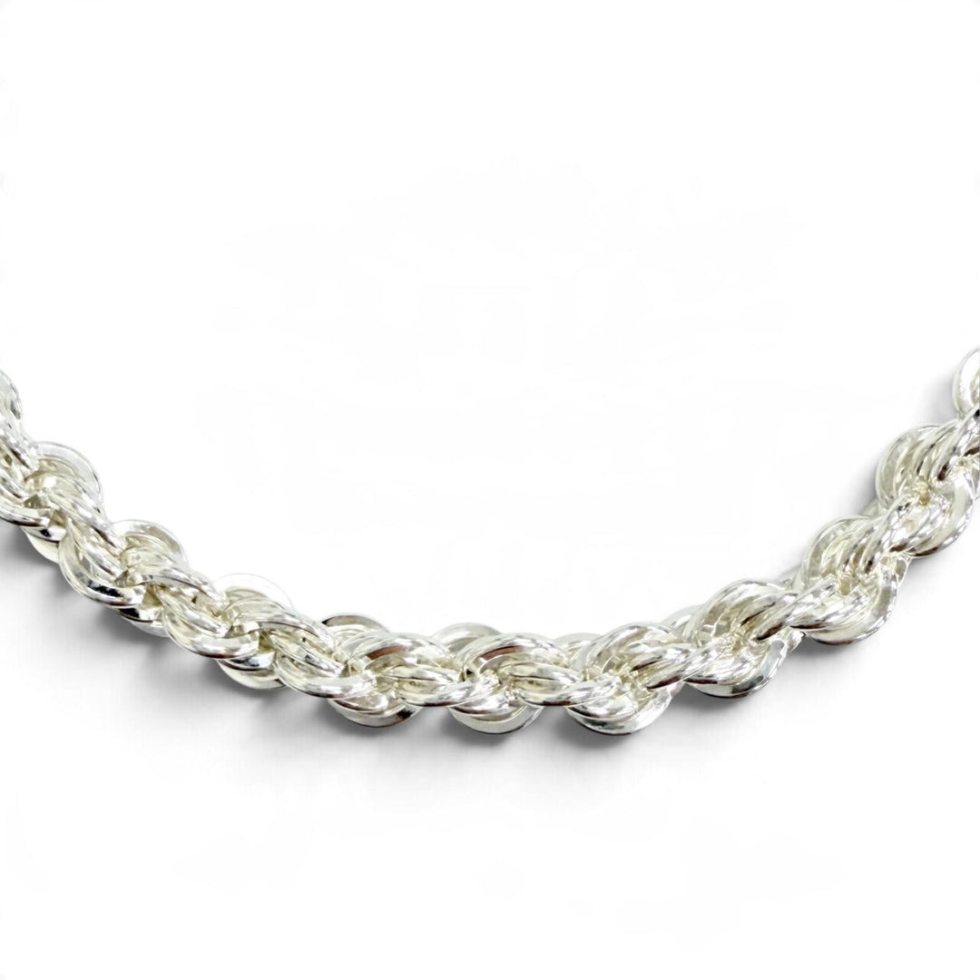 Excellent TIFFANY&Co. Necklace Screw Twist Rope Chain Silver 925 Women