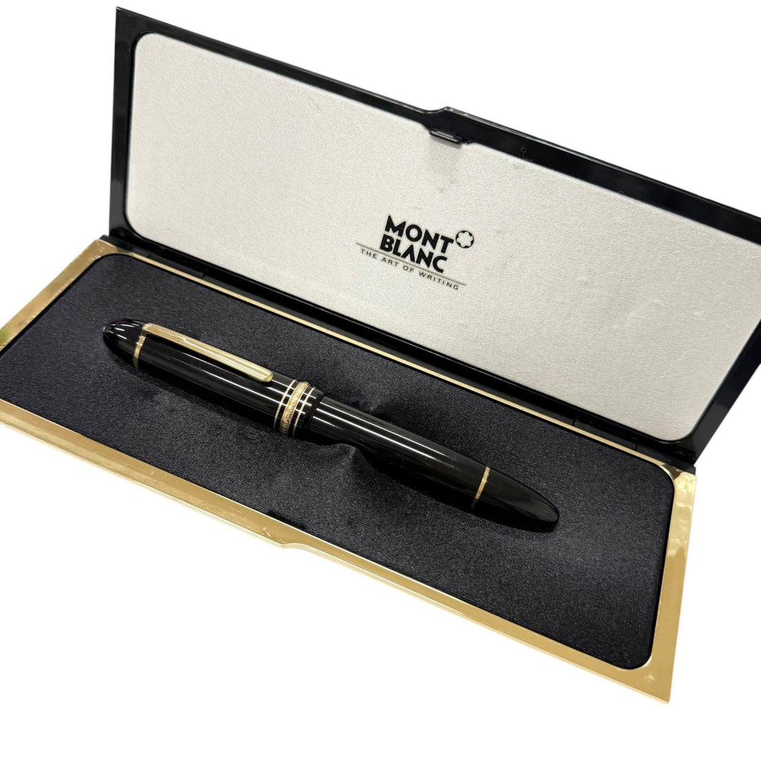 Very Good MONTBLANC fountain pen Meisterstück 149 black 18K mens
