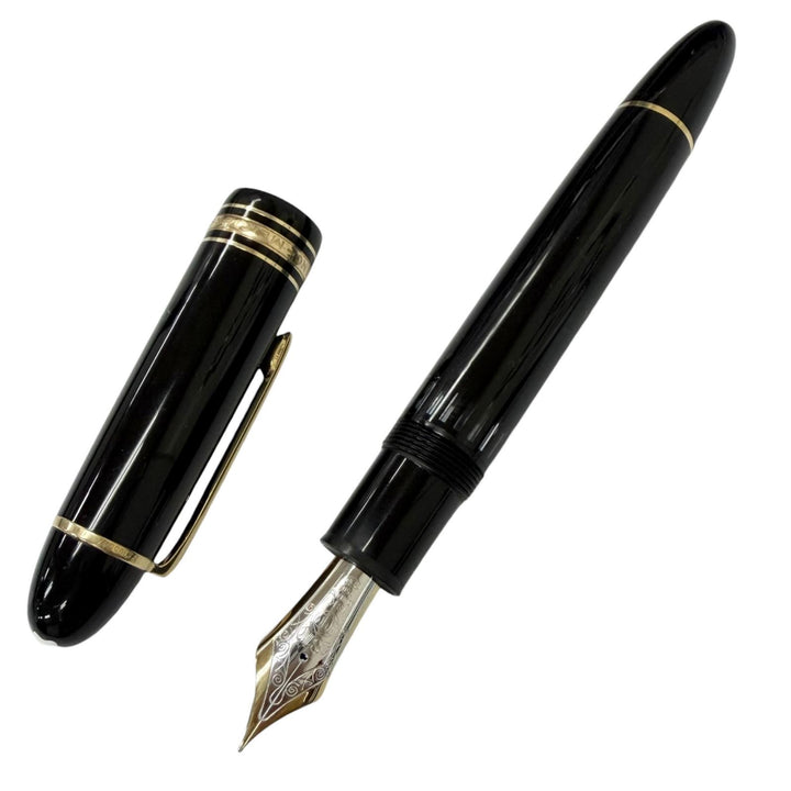 Very Good MONTBLANC fountain pen Meisterstück 149 black 18K mens