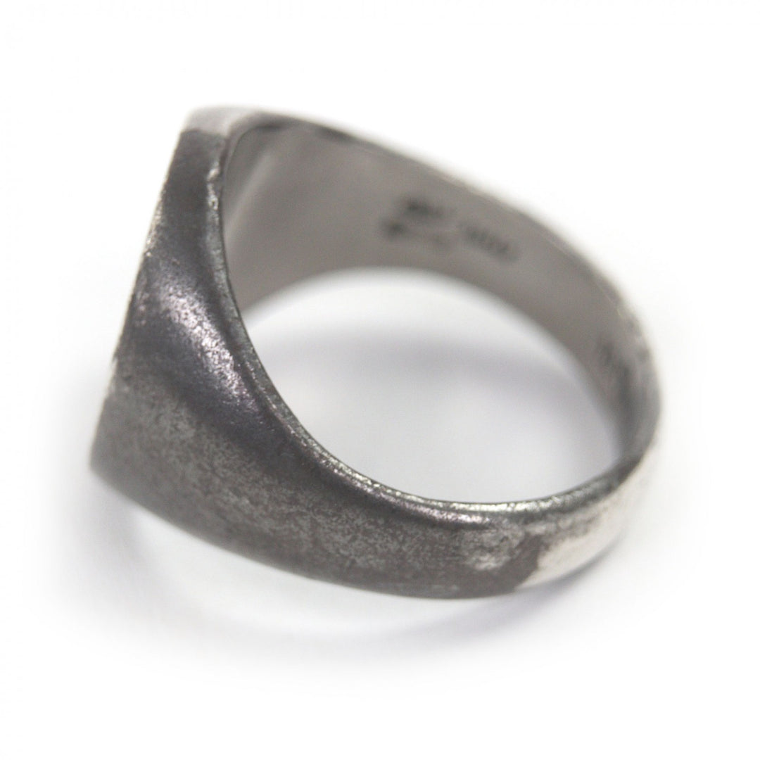 Very Good Maison Margiela 11 Ring Two-tone signet ring Silver SV925 mens