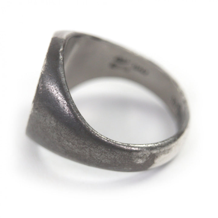 Very Good Maison Margiela 11 Ring Two-tone signet ring Silver SV925 mens