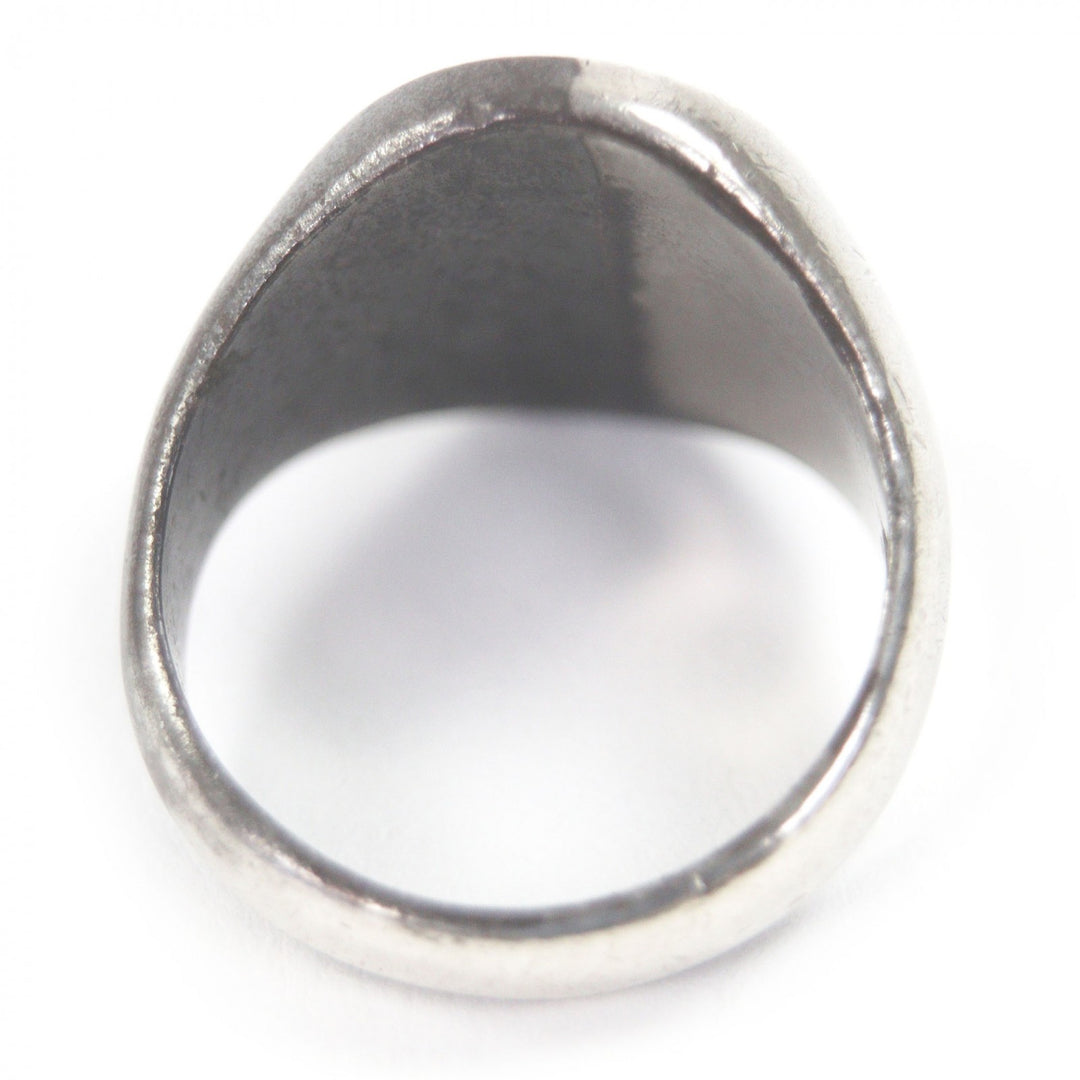 Very Good Maison Margiela 11 Ring Two-tone signet ring Silver SV925 mens