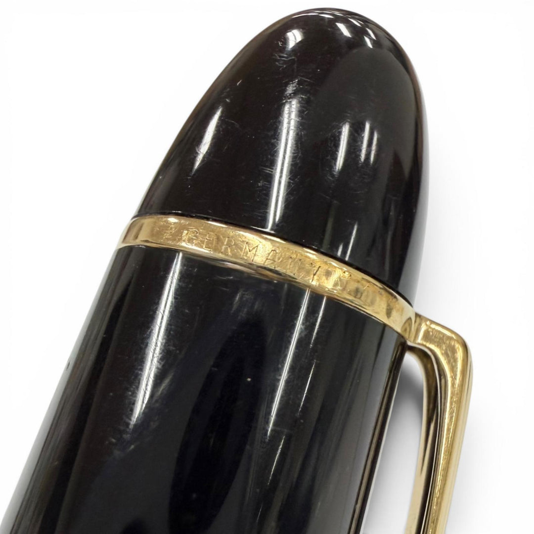 Very Good MONTBLANC fountain pen Meisterstück 149 white star black 18K mens