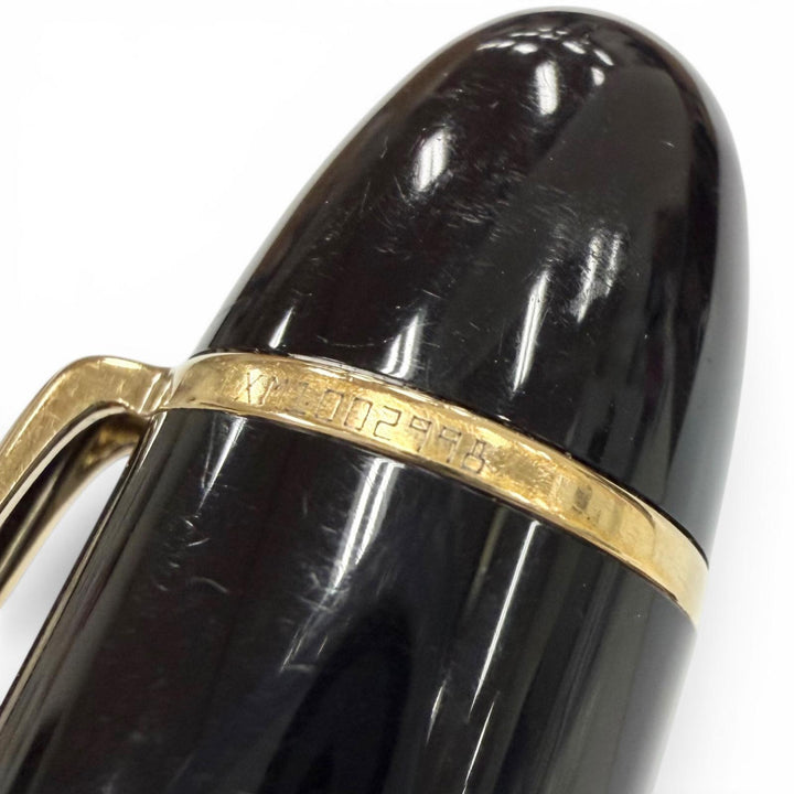 Very Good MONTBLANC fountain pen Meisterstück 149 white star black 18K mens