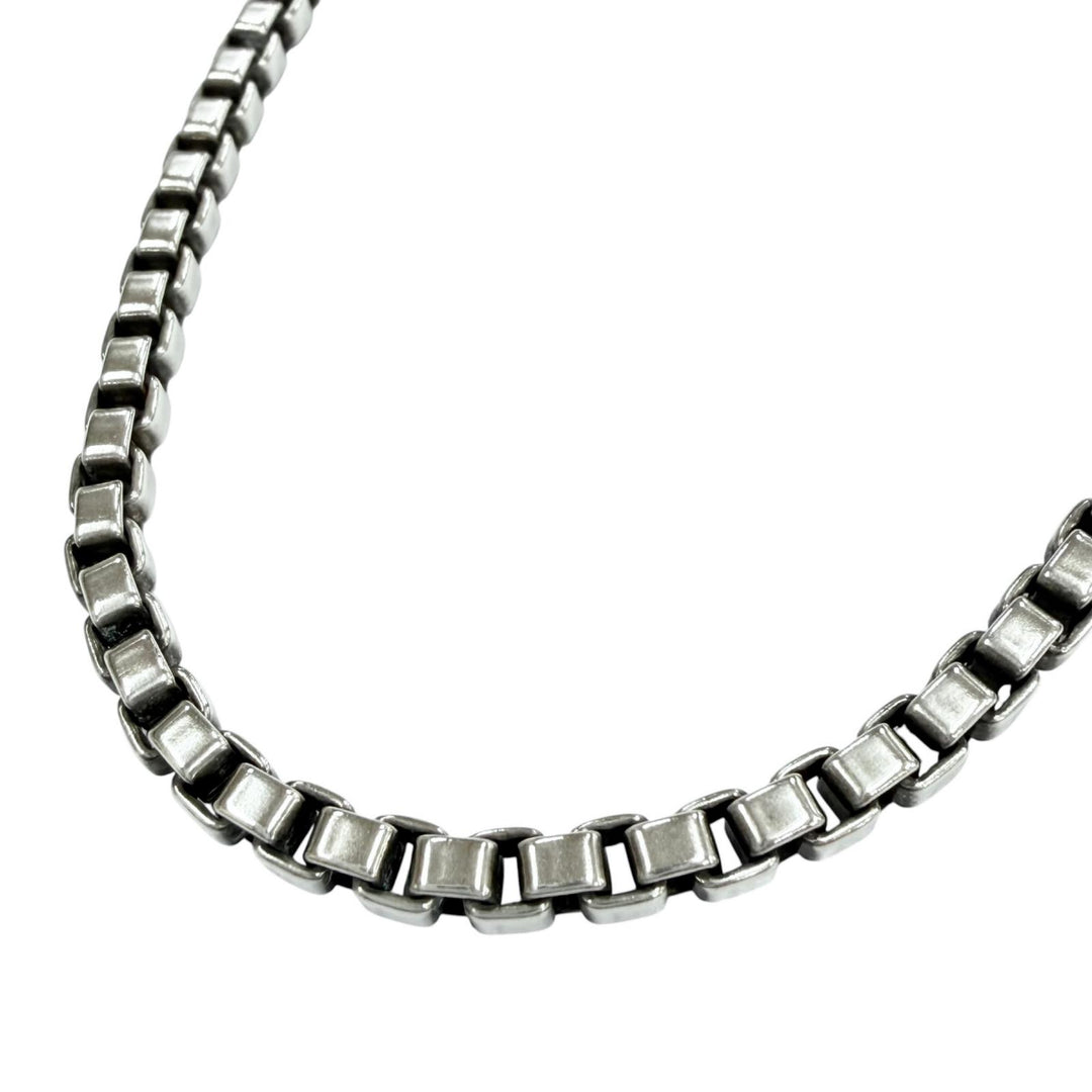 Great TIFFANY&Co. Necklace Venetian Chain Silver 925 mens