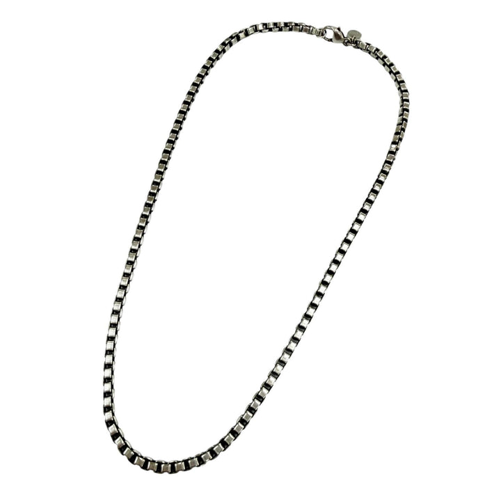 Great TIFFANY&Co. Necklace Venetian Chain Silver 925 mens